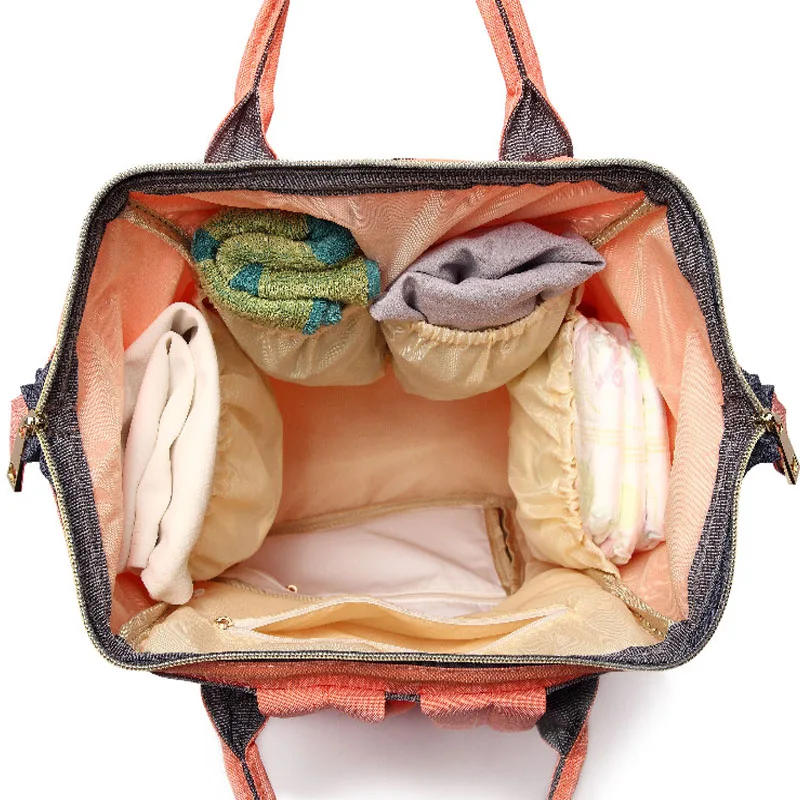 Модная сумка для подгузников мам и брендовая вместительная малышей рюкзак