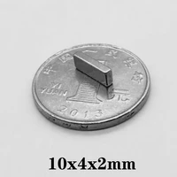 10500pcs 10x4x2 rare earth magnet strong n35 10mm x 4mm x 2mm block magnets 10x4x2mm permanent neodymium magnet sheet 1042