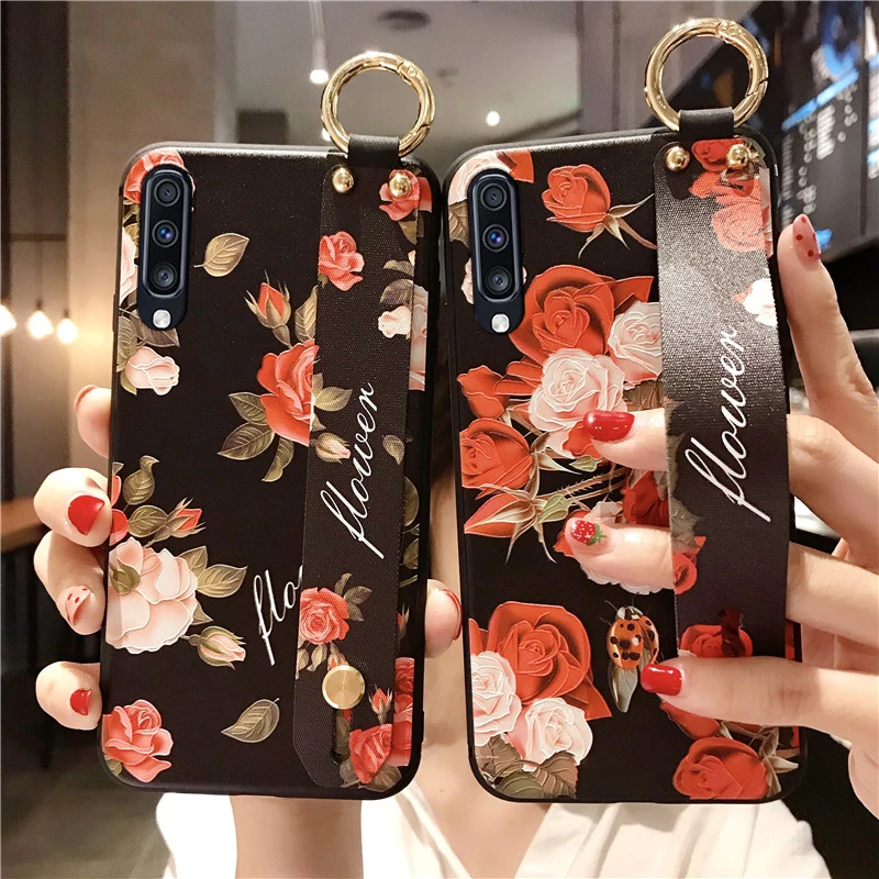 SoCouple чехол для samsung Galaxy A50 A70 A30 A20 A10 S8 S9 S10 Plus, Note 8, 9, 10, плюс A40 A60 S10e ремешок держатель телефона чехол