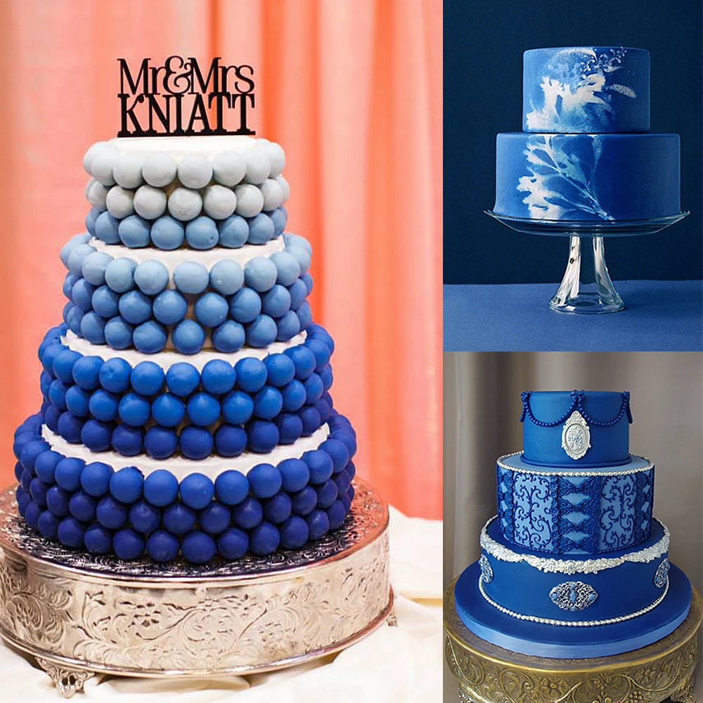 Съедобная пудра Блестящий Голубой пылевой краситель для съедобного пищевого