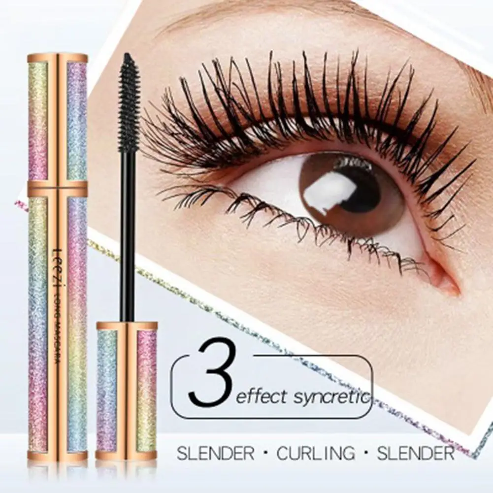 

4D Lash Mascara Natural Waterproof Mascara Smudge-proof Natural Thickening Lengthening Mascara for Women Daily Makeup