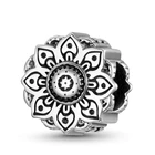 Женский браслет из серебра 925 пробы, с подвесками-бусинами