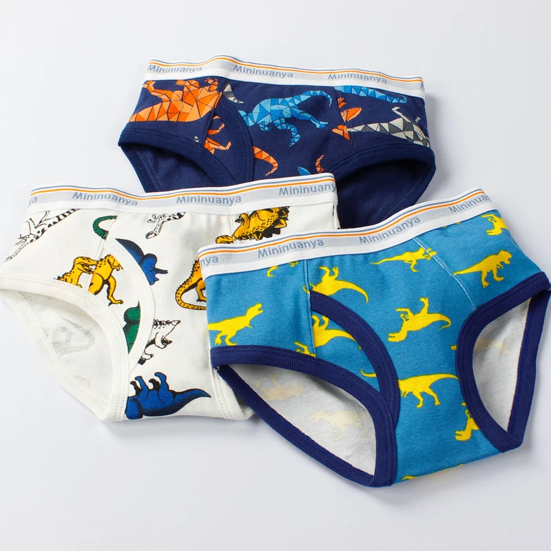 2-12years kids teen Boys Cotton Boxers Children Underwear For Panties Teenager panties briefs panty cartoon print | Мать и ребенок