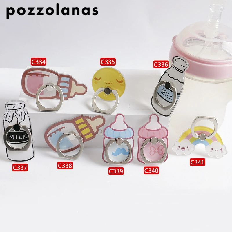 Мультфильм мобильный автомобильный держатель телефона на палец Подставка