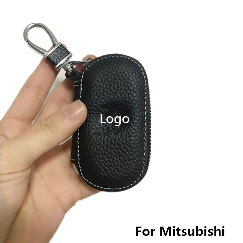 Автомобильный держатель для ключей из коровьей кожи чехол на молнии Mitsubishi Asx