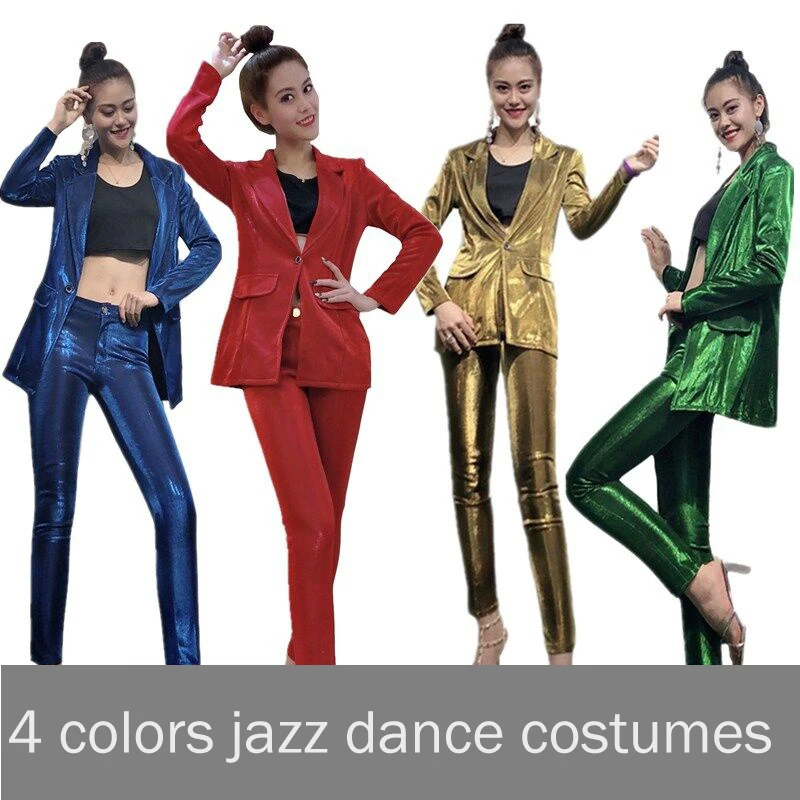 

Shiny DJ Costumes Suit Nightclub Bar Ds Performance Clothes Jazz Dance Costumes Female Singer Rave Outfit Stage Costumes DQS5097