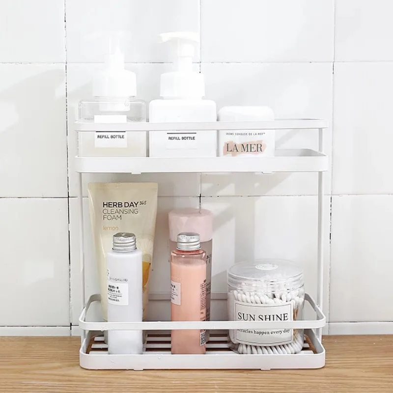 Скандинавские стеллажи для ванной комнаты металлические хранения туалетных