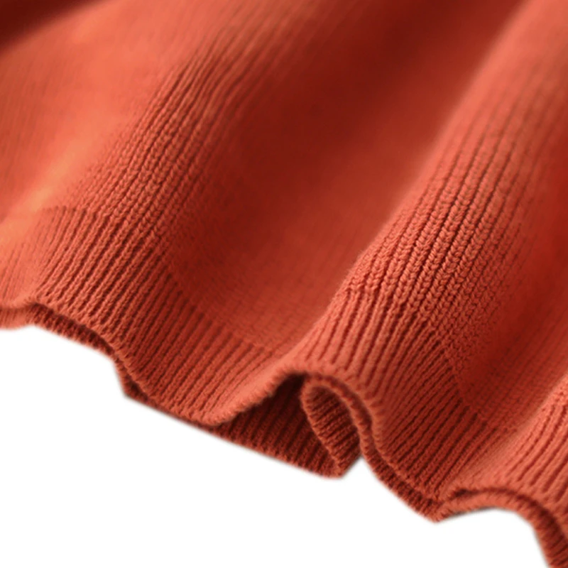 

Women Sweater Pullover Knit 100% Cotton V Neck for Spring Autumn Basic Winter New Big Loose Retro Vintage Solid A12031323