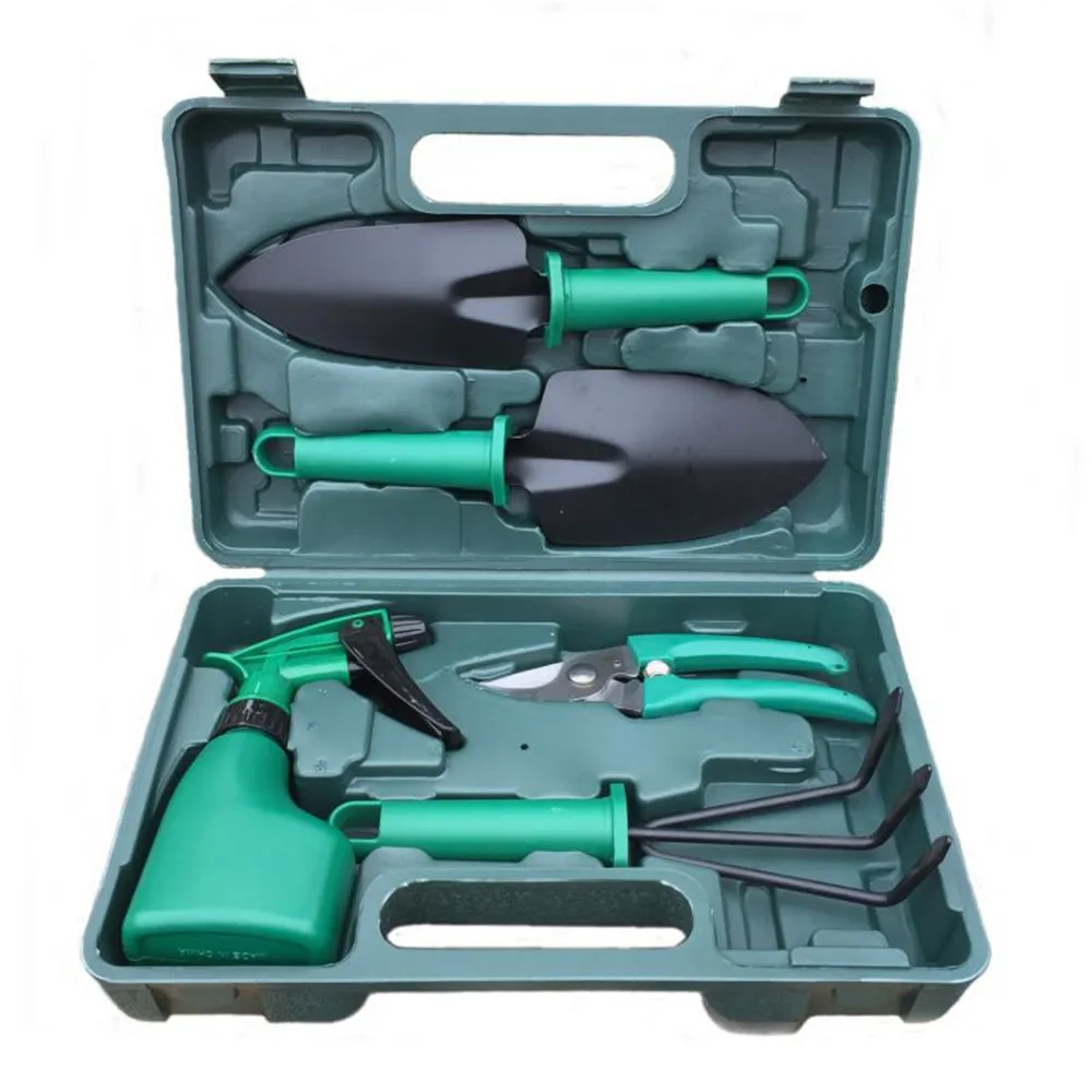 

5pcs Gardening Tools Set Gifts Ergonomic Non Slip Handle Garden Hand Tool Set