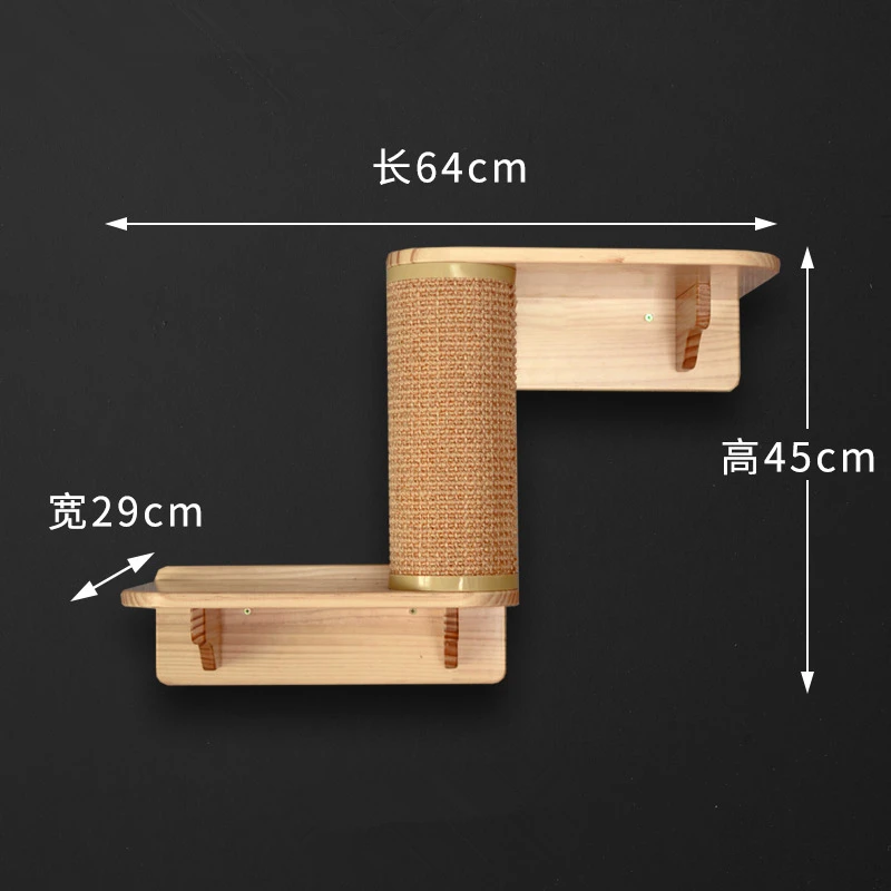Когтеточка из сизаля для кошек скалолазающее дерево домашних животных настенная