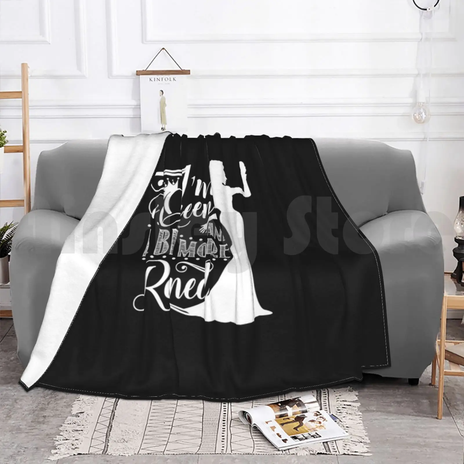 Я королева и немного более изысканное одеяло для дивана-кровати путешествий