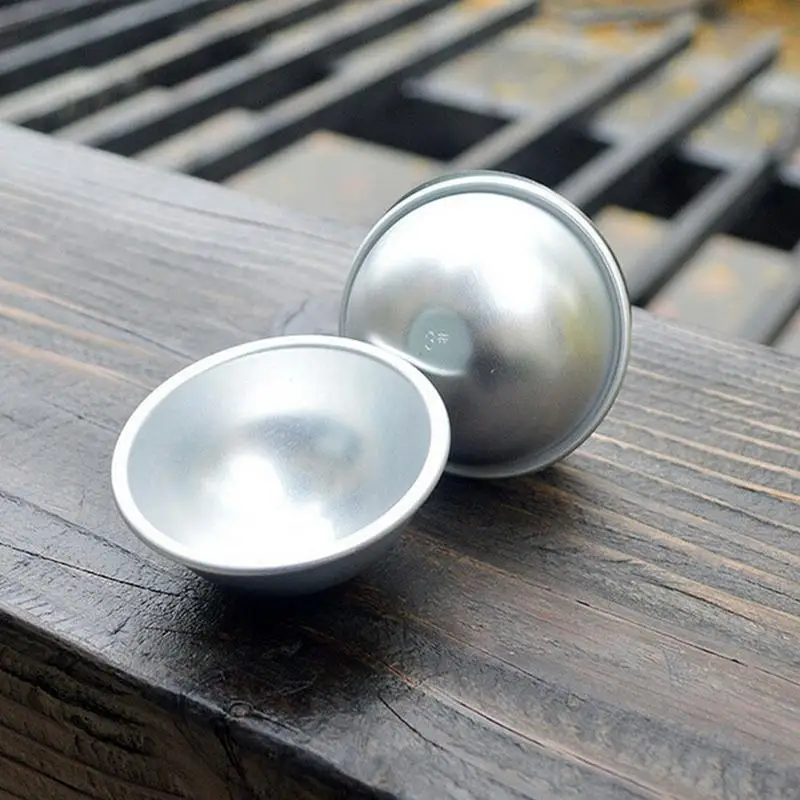 1 шт. Модный 3D шар из алюминиевого сплава сфера для ванны бомба торта Форма