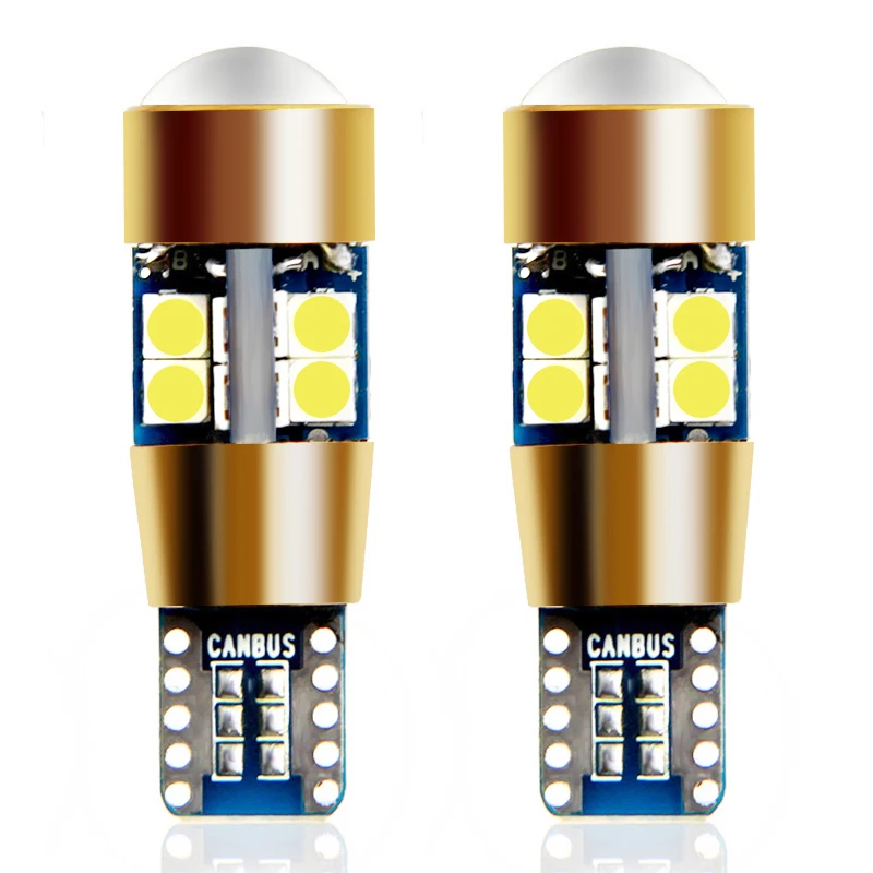 2 шт. светодиодные фонари заднего хода 5W5 T10 W5w 6000K 3030 19smd|Сигнальная лампа| |