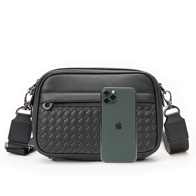 Leather Men Messenger Bag Vintage Man Crossbody Bag Handbags Large Capacity Male Shoulder Bags Bolsos