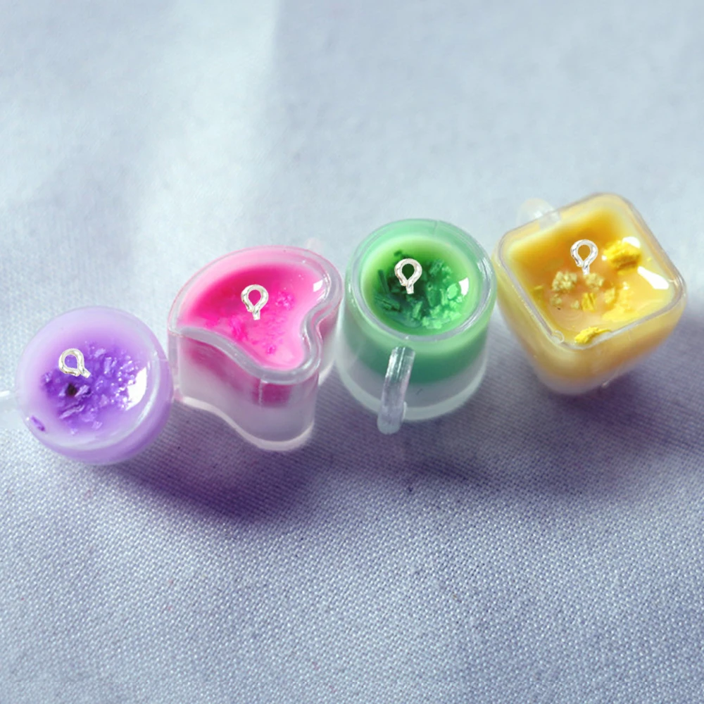 Yamily 10 шт./каучуковая чашка Очаровательное украшение для кукольного домика