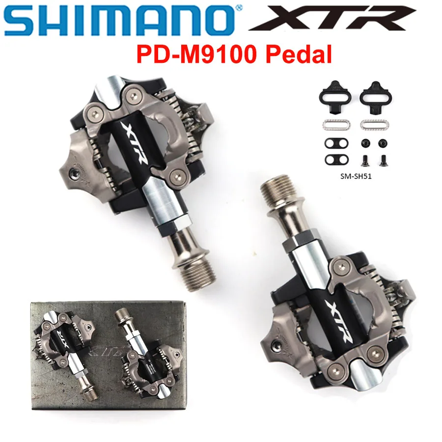 SHIMANO XTR PD-M9100 горный велосипед педаль SPD Clipless гонки педали комплект они могут быть