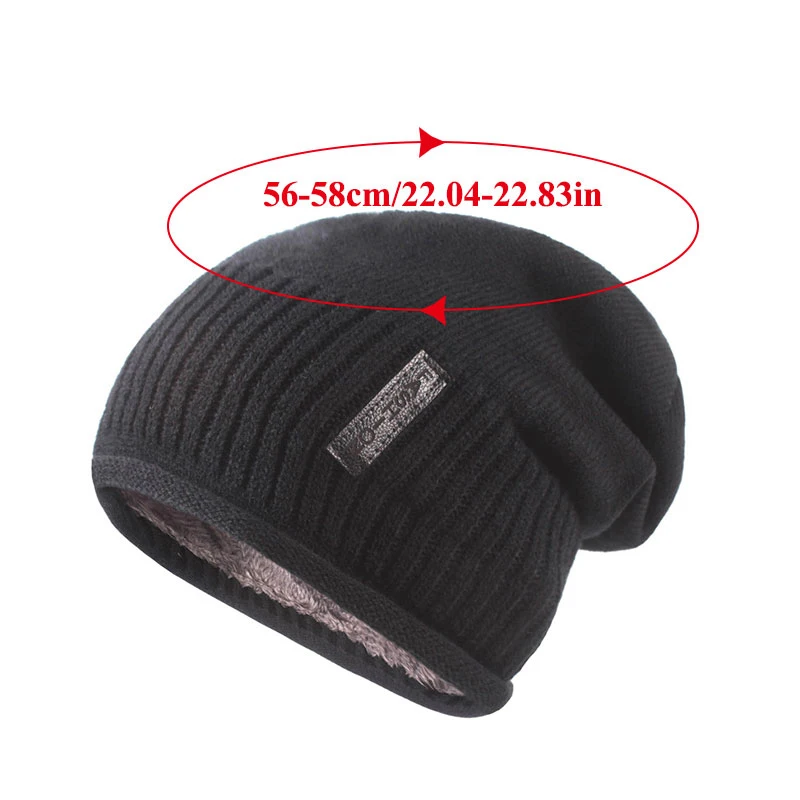 Осенне зимние однотонные удобные вязаные шапки Универсальные мужские шерстяные
