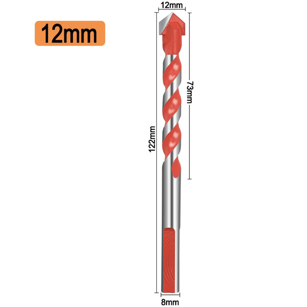 

Hand Tool Drill Bit 6/8/10/12mm Glass Brick wall Wood 4Pcs Carbide Alloy