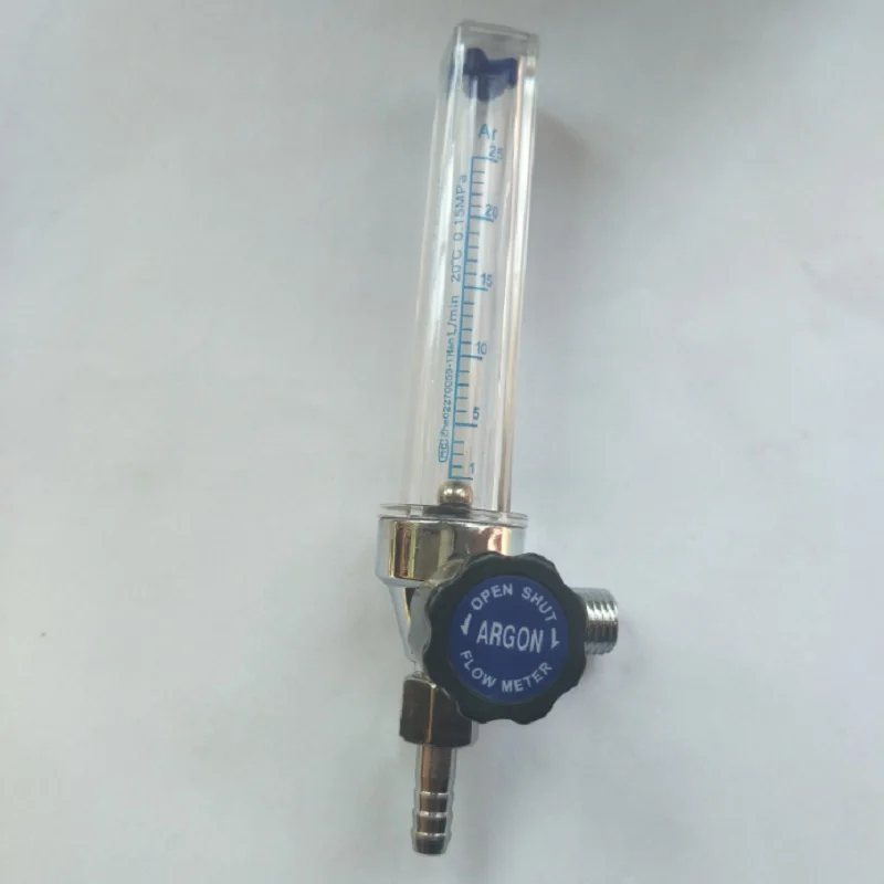 Ar 7mm Argon Flow Meter 1/4PT 0.35 MPA Flow Meter CO2 Carbon Dioxide Pressure Reducer Regulator Valve Flowmeter - Цвет: Ar