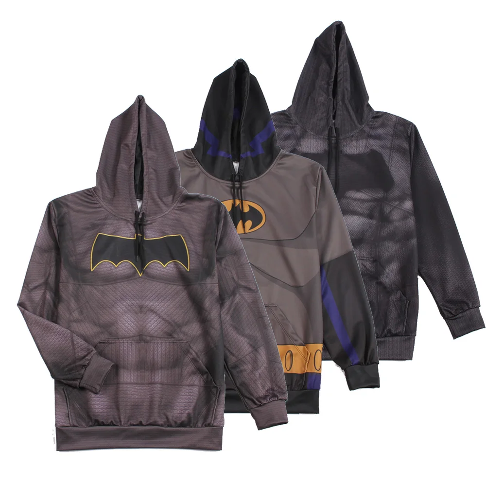Толстовка с Бэтменом куртка передовая технология толстовка косплей костюмы