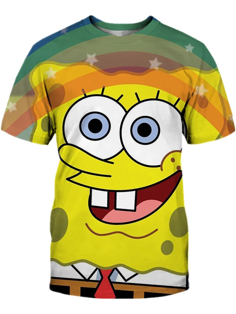 

Summer Men'S And Women'S Children'S Fashion Short-Sleeved 3D Printing Sports And Leisure Round Neck Anime Cartoon T-Shirt 4T-14T