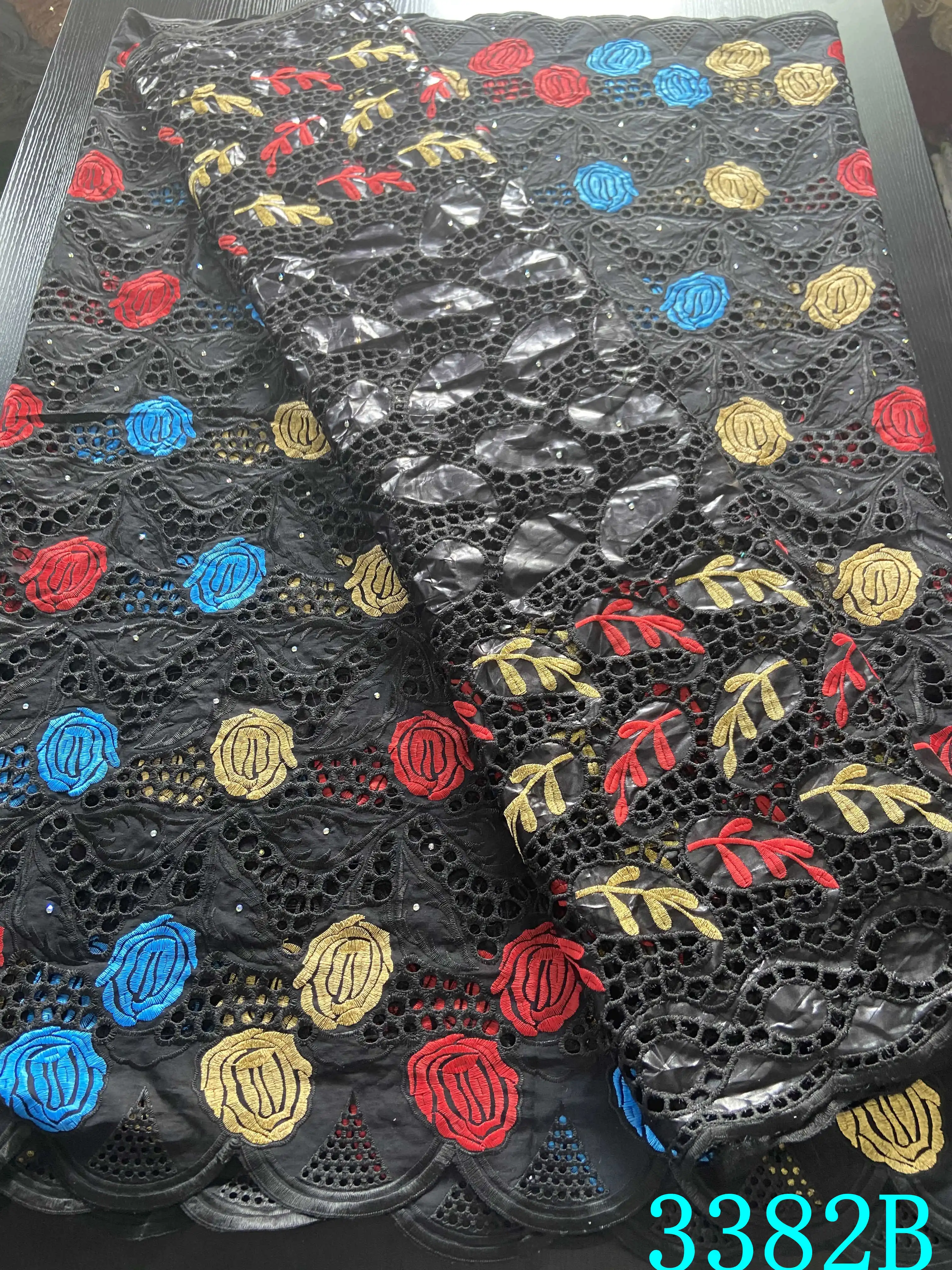 2 5 + ярдов базин богатый Африканский 100% хлопок ткань из Дубая Swiss вуаль кружева в