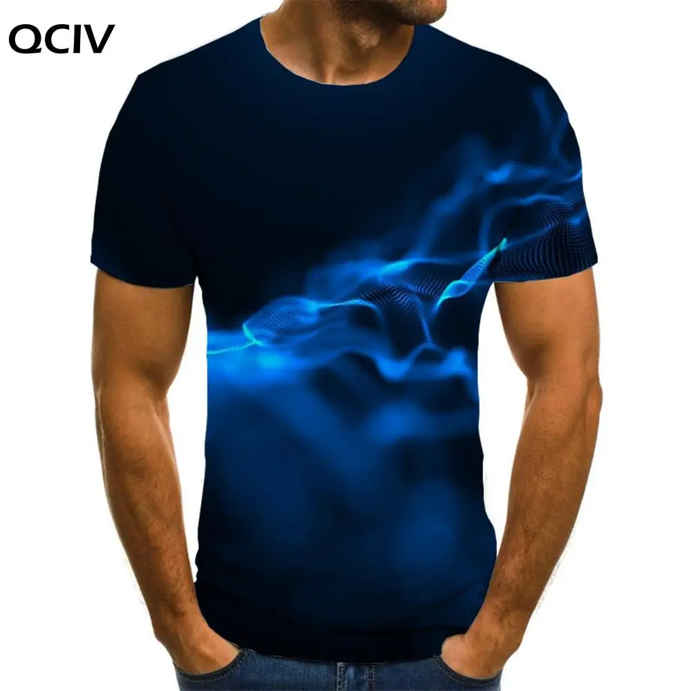 

QCIV Psychedelic T-shirt Men Abstract Anime Clothes Graphics T-shirts 3d Art Tshirts Casual Mens Clothing summer New Style