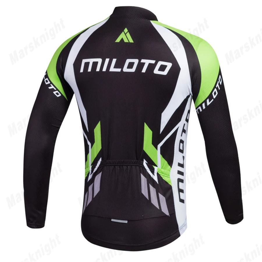 

MILOTO MenTop Quality Long Sleeve Cycling Jerseys mtb jersey Bicycle Clothing Mountain Bike Clothes Sportswear maillot ciclismo