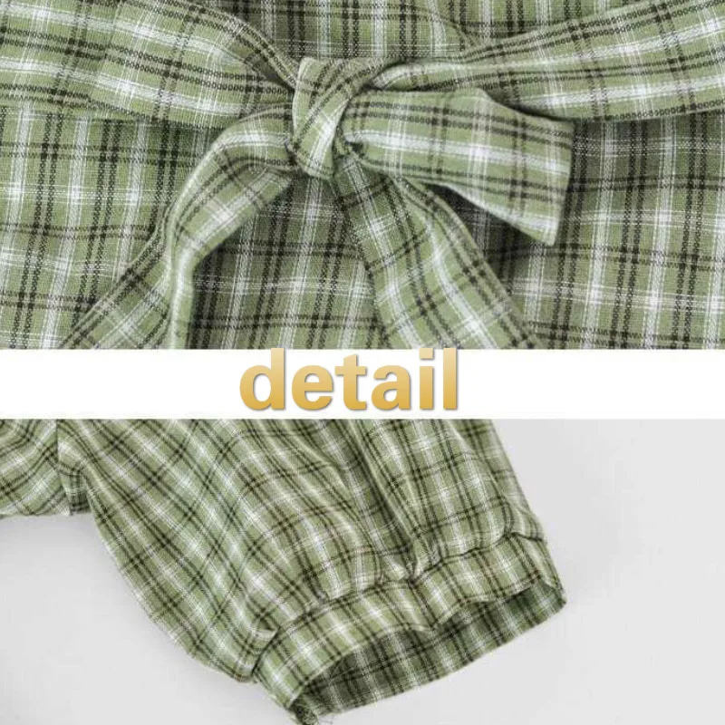 

Dresses Women Preppy Summer Korean Style Students 4 Colors Plaid V-neck Kawaii Fashion Mujer Ropa Hipster Students Female Chic