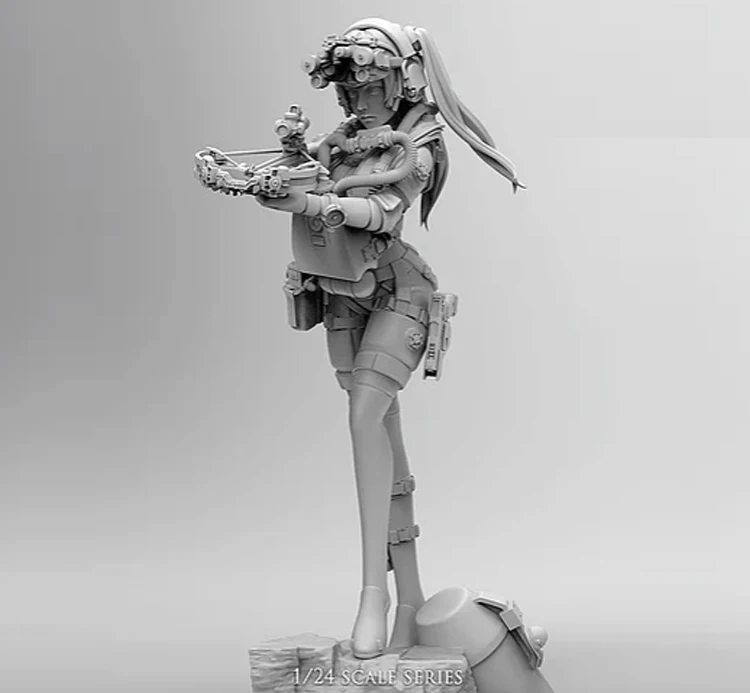 1/24 Набор для моделирования из смолы фигурка gunner|Наборы сборки моделей| |