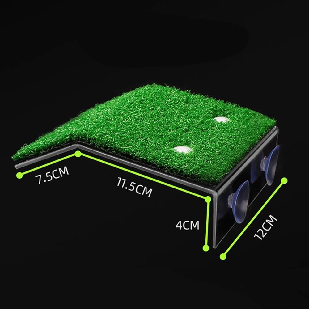 Turtle Basking Platform Aquarium Decor Acrylic Island Aquariums Moss Climb for Turtles Reptile Tank Decoration | Дом и сад