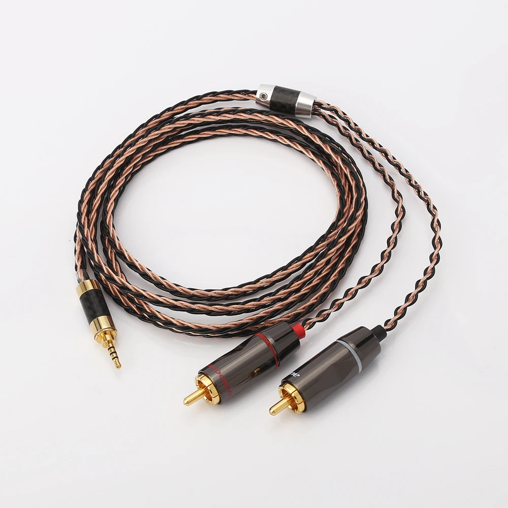 Audiocrast Hifi 2 5 мм TRRS сбалансированный до RCA Штекерный кабель для Astell &amp Kern AK100II AK120II AK240
