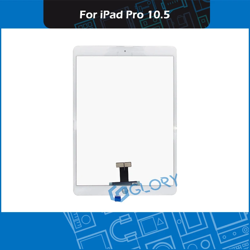 A1701 A1709 сенсорный экран для iPad Pro 10,5 Сенсорная панель дигитайзер внешнее стекло без кнопки