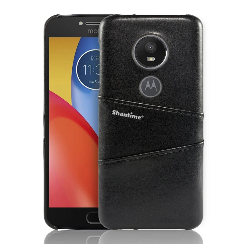 Для Motorola Moto E5 кожаный чехол-накладка для Moto E5 Plus чехол для телефона для Moto G6 Play Moto E5 Play чехол с отделениями для визиток - Цвет: BLACK