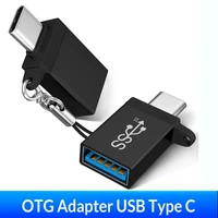 otg adapter usb 3 0 female to micro usb male and usb c male connector aluminum alloy on the go converter for huawei samsung