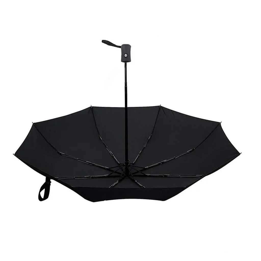 Восьмикостный ветрозащитный двухслойный перевернутые зонтики обратный
