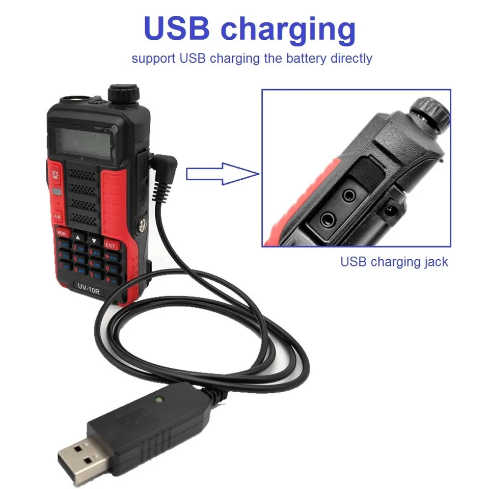 Портативная рация Baofeng UV 10R 10W улучшенная фотомагнитола любительская