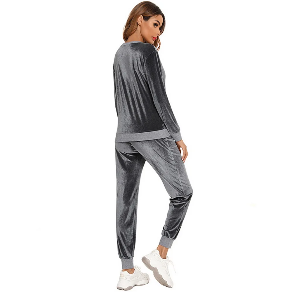 

Winter Pajama Set Women Thick Warm Coral Fleece 2 Pcs Ladies Soft Warm Long Sleeve Pyjamas Women Home Loungewear Sleepwear