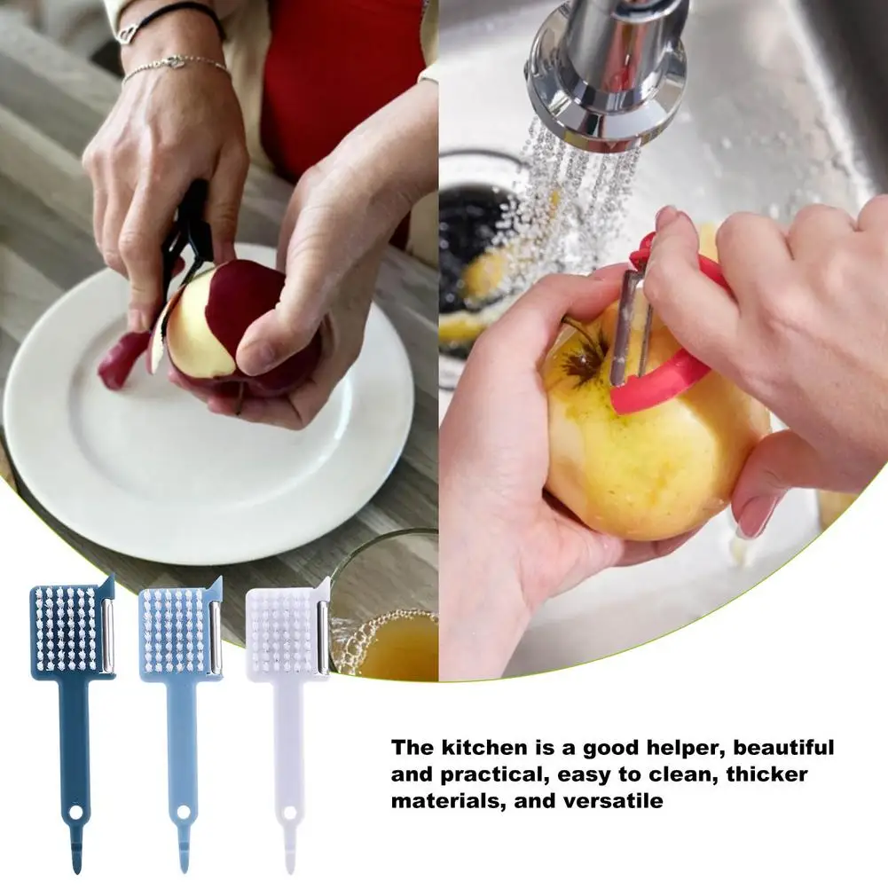 Овощной очиститель с кистью огурец морковь машины для очистки кожуры терки