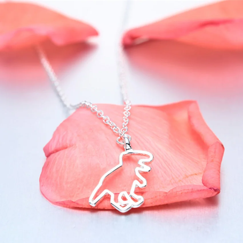 Ожерелья подвески для женщин и детей Cxwind тираннозавр модные ожерелья в виде