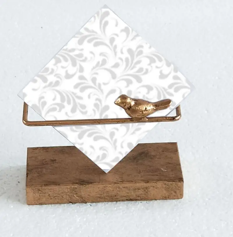 

American country iron desktop napkin shelf paper towel rack vertical restaurant cafe creative retro storage paper