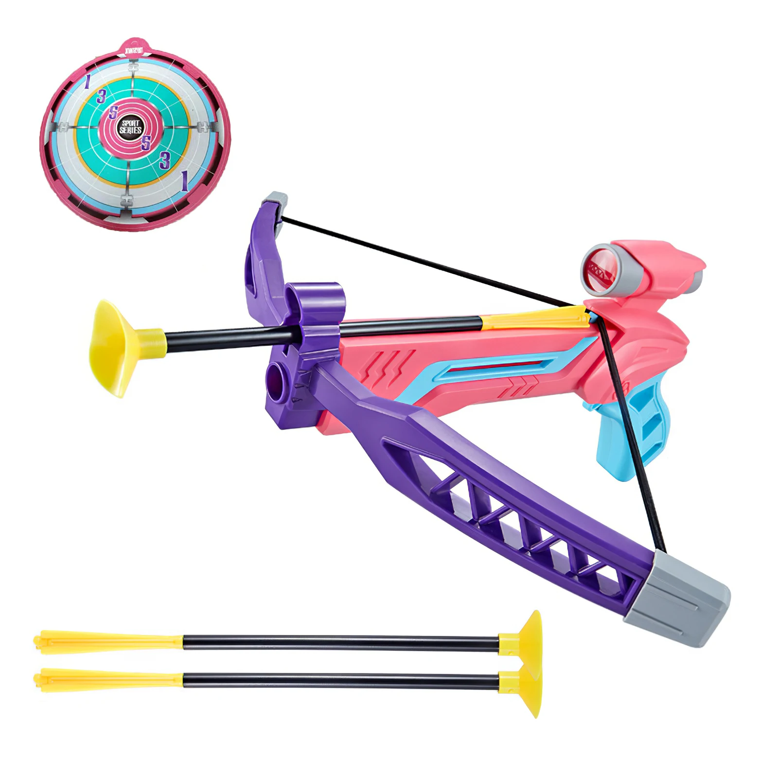 

Bow Arrow Toy Accurate Positioning Kids Bow Arrow Educational Children Target Shooting Game Toy Set For Outdoor 3 Years Old +
