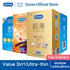 Презервативы Durex из натурального латекса со смазкой, сверхтонкие