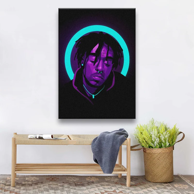

Lil Uzi Vert Neon Cool design Poster Canvas Wall Art Decoration prints for living Kid Children room Home bedroom decor painting