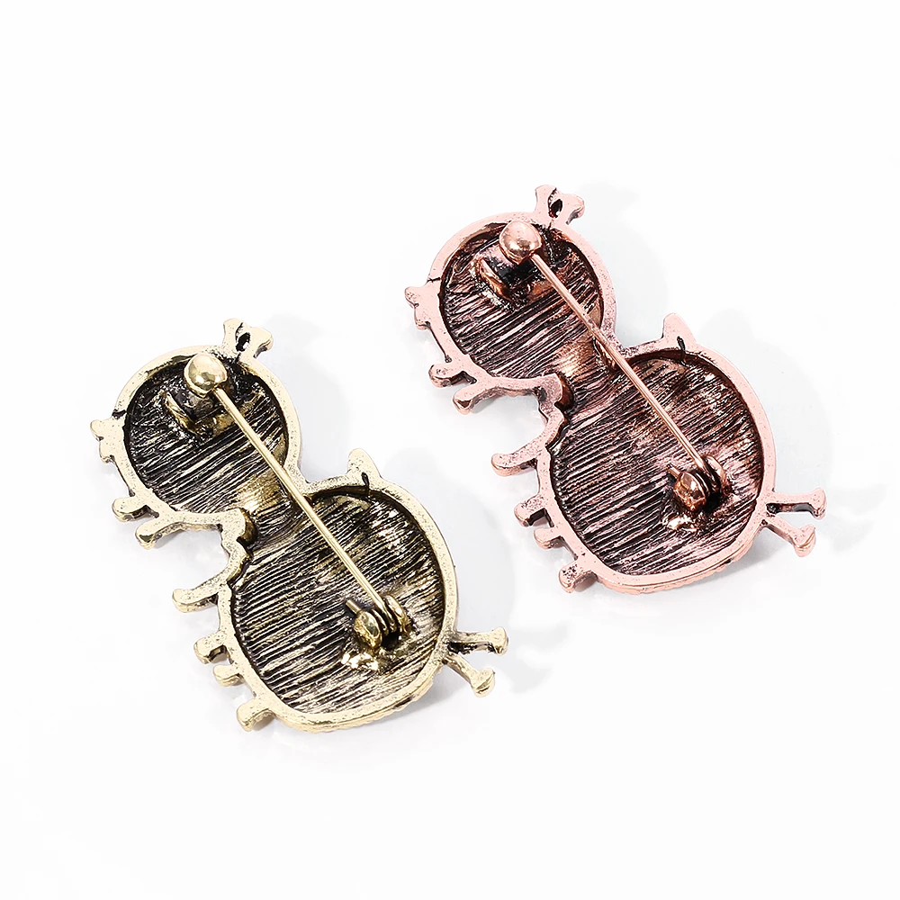 Шаровая Пряжа двойная брошь с овцой винтажные Модные металлические