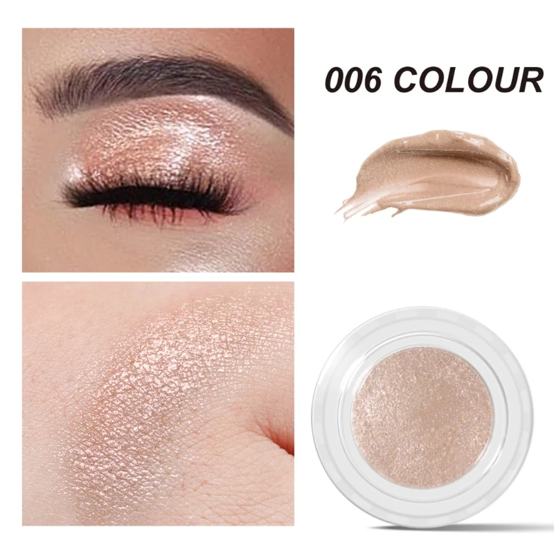 

Metallic Glitter Eye Shadow Pallete Long-Lasting Waterproof Shimmer Eye Makeup 203C