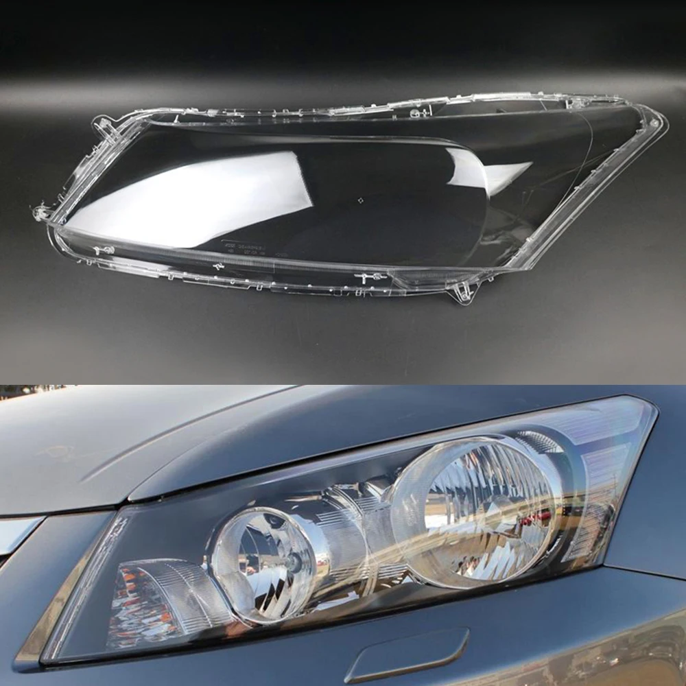 Для Honda Accord 2008 2009 2010 2011 крышка фары автомобиля объектив замена прозрачные линзы Авто оболочка Крышка - Цвет: Driver Side