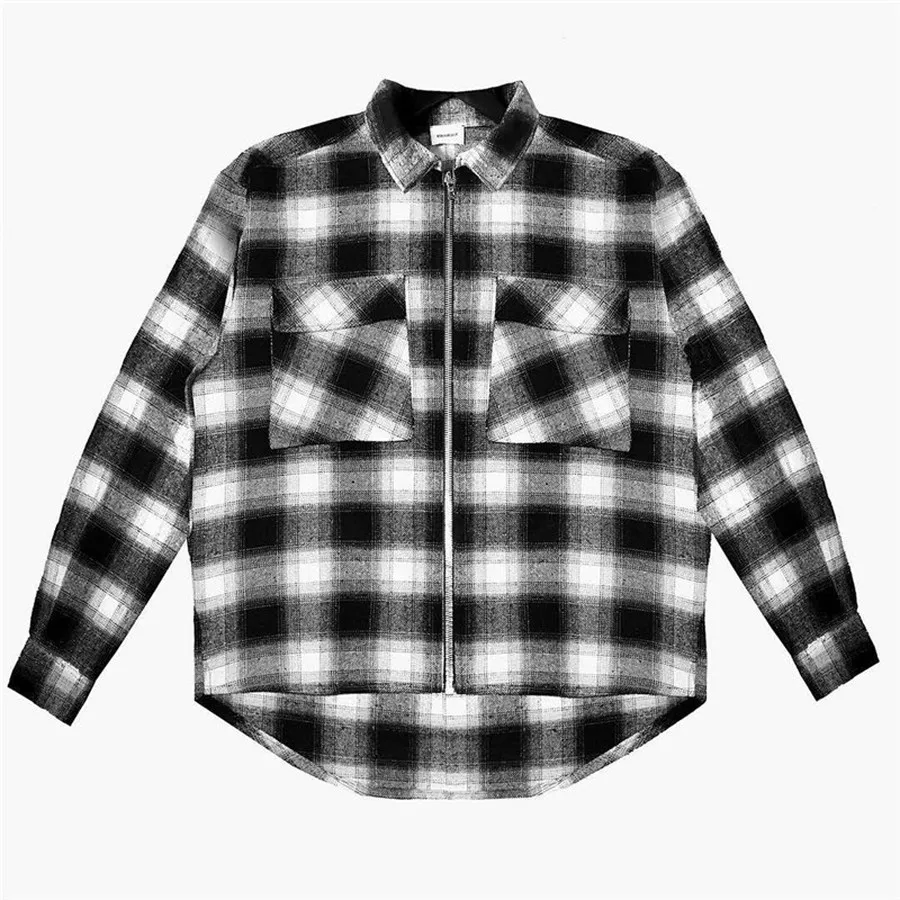 Толстые фланелевые рубашки 2021fw Askyurself V6 для мужчин и женщин свободная рубашка в