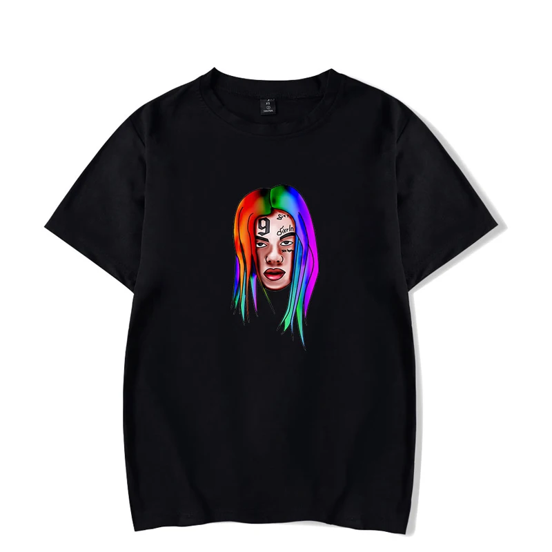 Kpop 2020 футболка в уличном стиле 6ix9ine забавные летние спортивные футболки для