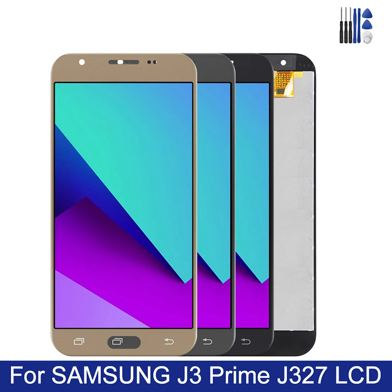 

For Samsung Galaxy J3 Prime LCD Display Touch Screen Digitizer Assembly TFT On SM J327F J 3 Prime 327F SM-J327F 100% Test